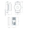 ZENCONTROL DALI-2 rotary dimmer for built-in use