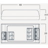 ZENCONTROL switch DALI-2 2 inputs/outputs