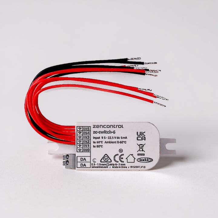 ZENCONTROL switch łącznik wejściowy DALI-2 6 wejść