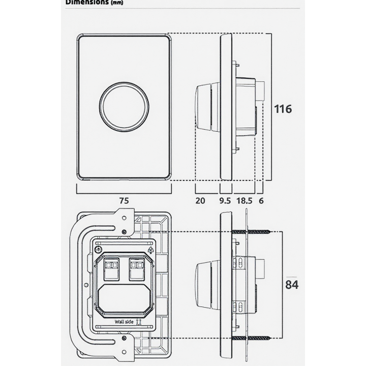 ZENCONTROL ściemniacz obrotowy DALI-2 smart