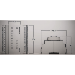 ZENCONTROL relay module 4x10A and 8 in/out