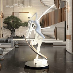ADANI DANCING GIRL figural floor lamp, Nordic style