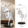 ADANI DANCING GIRL figural floor lamp, Nordic style