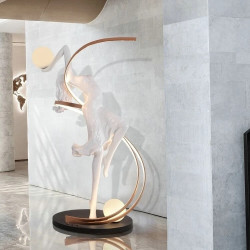 ADANI DANCING GIRL figural floor lamp, Nordic style