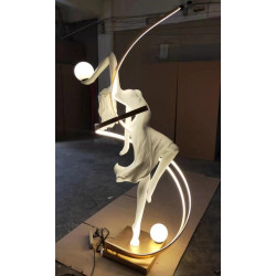 ADANI DANCING GIRL figural floor lamp, Nordic style