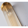 ADANI COLUMN złoty kinkiet 60cm, elegancki styl żarówka E14