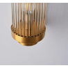 ADANI COLUMN złoty kinkiet 60cm, elegancki styl żarówka E14