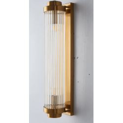 ADANI COLUMN złoty kinkiet 60cm, elegancki styl żarówka E14