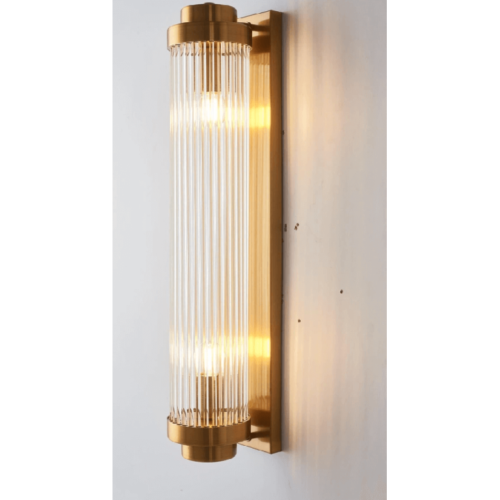 ADANI COLUMN gold wall lamp 60cm, elegant style, E14 bulb