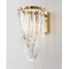 ADANI Greco Murano wall lamp gold and glass in a glamorous style