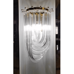 ADANI Greco Murano wall lamp gold and glass in a glamorous style