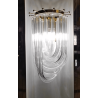 ADANI Greco Murano wall lamp gold and glass in a glamorous style