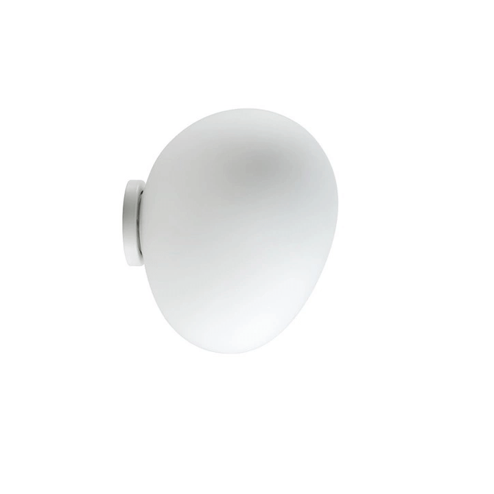 ADANI Gregg Pebble LED wall lamp 23/31/47cm opal glass