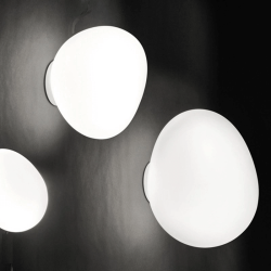 ADANI Gregg Pebble kinkiet  LED 23/31/47cm szkło opalowe