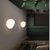 ADANI Gregg Pebble LED wall lamp 23/31/47cm opal glass