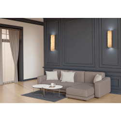 ADANI Swarovski LED wall lamp 3000K elegance, crystals 40cm