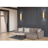 ADANI Swarovski LED wall lamp 3000K elegance, crystals 40cm