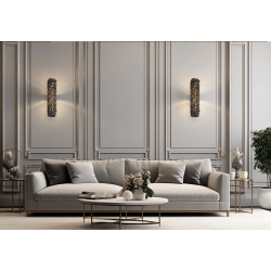 ADANI Swarovski kinkiet LED 3000K elegancja, kryształy 40cm