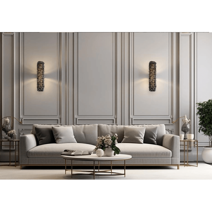 ADANI Swarovski kinkiet LED 3000K elegancja, kryształy 40cm