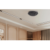 ADANI Swarovski crystal ceiling lamp 58cm black, gold