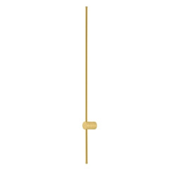 ADANI SHADOW STAR podłużny kinkiet LED 115cm biały, czarny, złoty