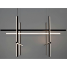 ADANI STICKS 3000K LED Pendant Lamp in Black Finish