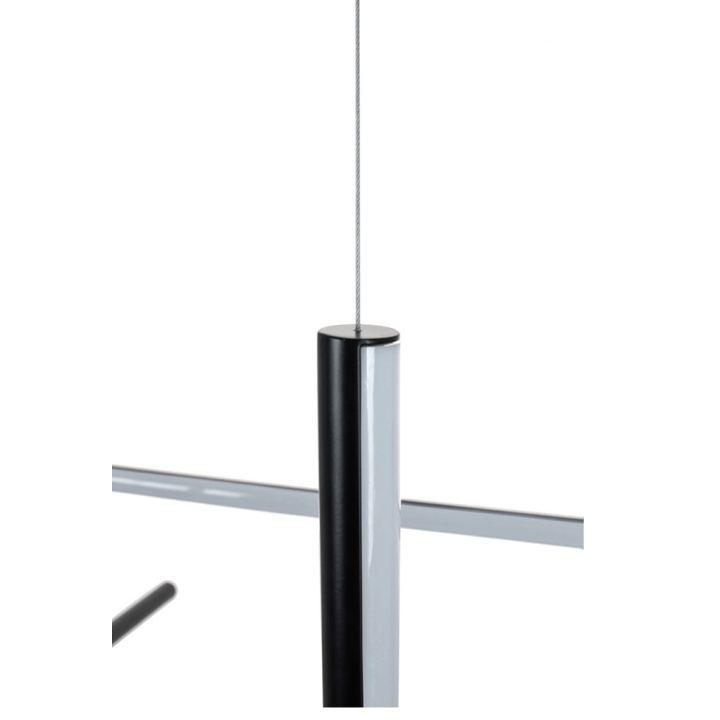 ADANI STICKS 3000K LED Pendant Lamp in Black Finish