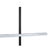 ADANI STICKS 3000K LED Pendant Lamp in Black Finish