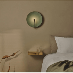 ADANI Cosmic LED wall lamp 3000K ⌀35cm black, gold, green