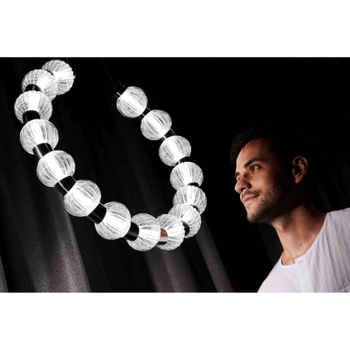 ADANI Amulet lampa wisząca LED 30W &ndash; świecący pierścień