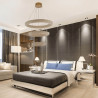 ADANI Swarovski LED Pendant Lamp 80cm crystals black, gold