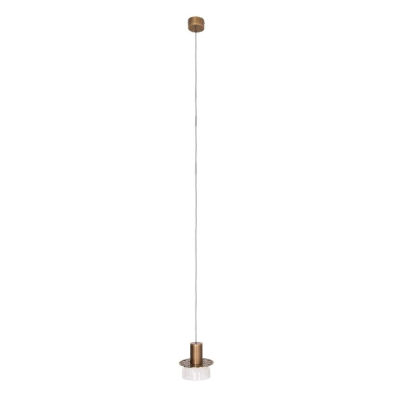 MAXlight Signature P0530 lampa wisząca LED mosiądz + szkło