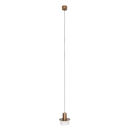 MAXlight Signature P0530 lampa wisząca LED mosiądz + szkło