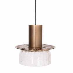 MAXlight Signature P0530 lampa wisząca LED mosiądz + szkło