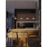 MAXlight Signature P0530 LED pendant lamp brass + glass