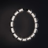ADANI Amulet LED hanging lamp 30W glass