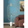 ADANI MOZAMBIK floor lamp gold, marble base