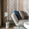 ADANI MOZAMBIK floor lamp gold, marble base