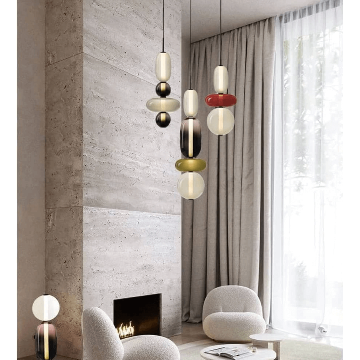ADANI Namibia AD205 lampa wisząca LED 3000K szklane klosze