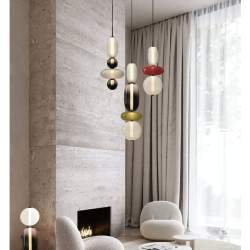 ADANI Namibia AD206 lampa wisząca – szkło LED 20W 3000K