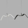 ADANI MEWA hanging lamp 38cm LED 3000K white, black