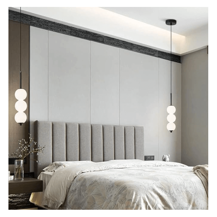 ADANI DUO AD184/5 lampa wisząca LED 7W 3 klosze, nowoczesna