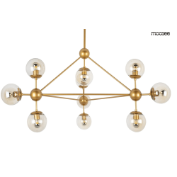 ADANI ASTRIFERO AD190 gold pendant lamp 10xG9 bulbs