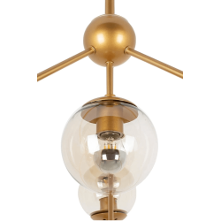 ADANI ASTRIFERO AD190 gold pendant lamp 10xG9 bulbs