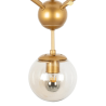 ADANI ASTRIFERO AD190 gold pendant lamp 10xG9 bulbs