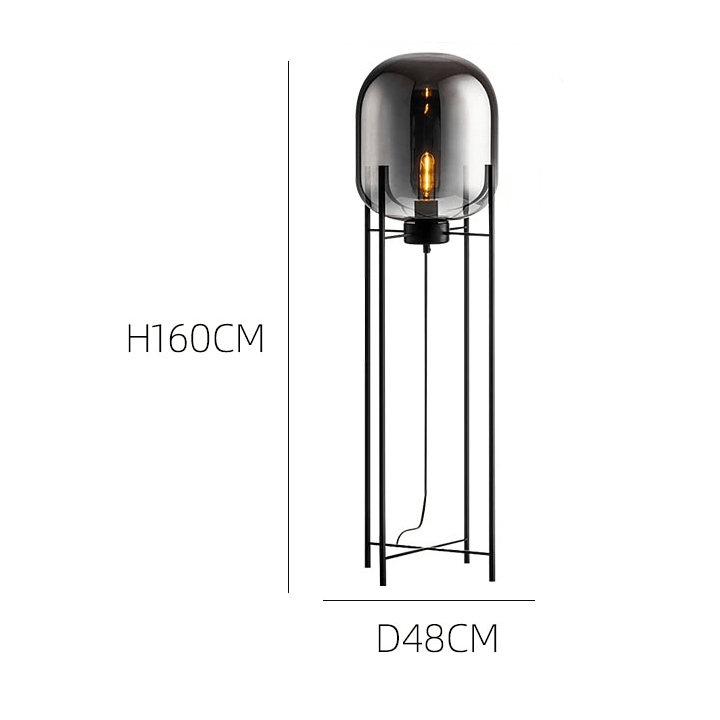 ADANI AD152 floor lamp 160cm mirror shade, E27