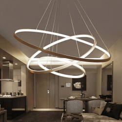 ADANI RING GOLD AD168 lampa LED 3000K regulowane pierścienie