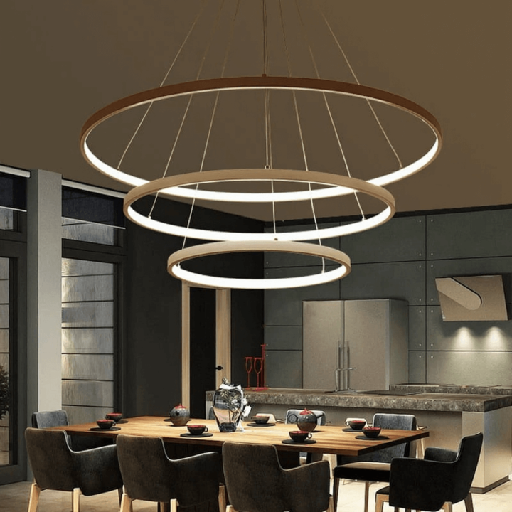 ADANI RING GOLD AD168 lampa LED 3000K regulowane pierścienie