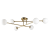 ADANI Dorado 6 AD188 ceiling lamp gold, glass, 6x G9