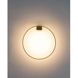 ADANI CIRCLE WALL AD136 round gold LED wall lamp 3000K